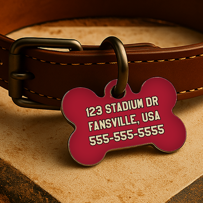 Arizona Game Day Tag – Red & Gold Edition