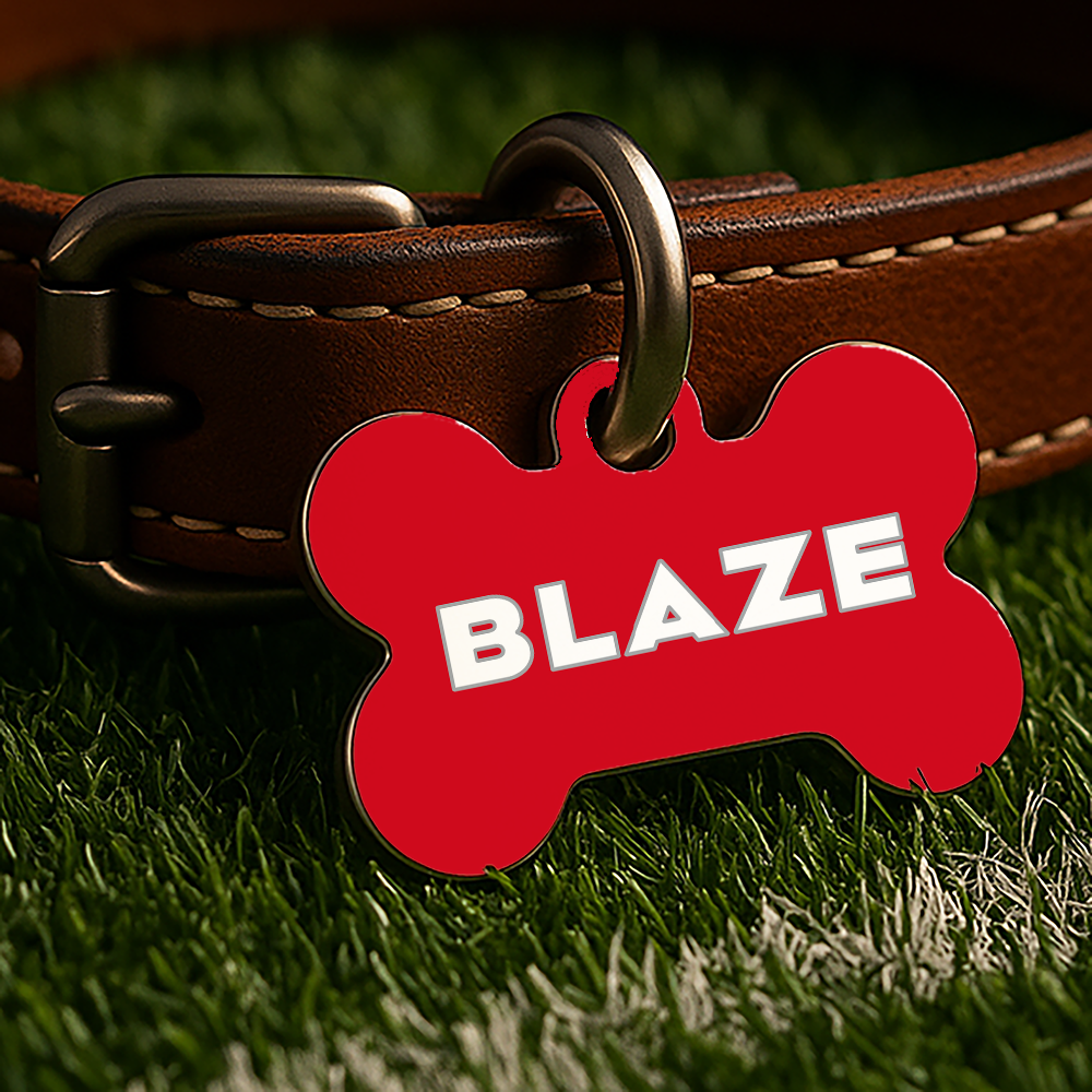Arizona Game Day Tag – Red Gridiron Edition