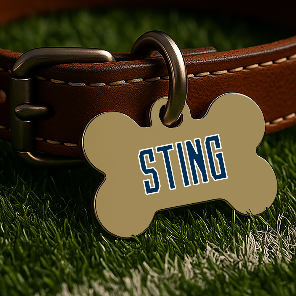 Atlanta Game Day Tag - Gold Campus