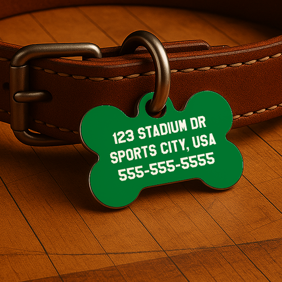 Boston Game Day Tag – Shamrock Green Edition