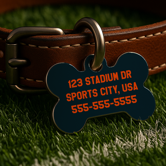 Chicago Game Day Tag – Navy Edition