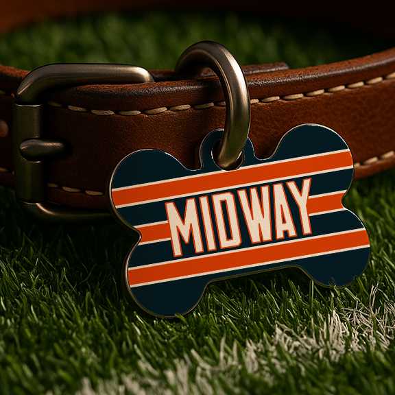 Chicago Game Day Tag – Navy Edition