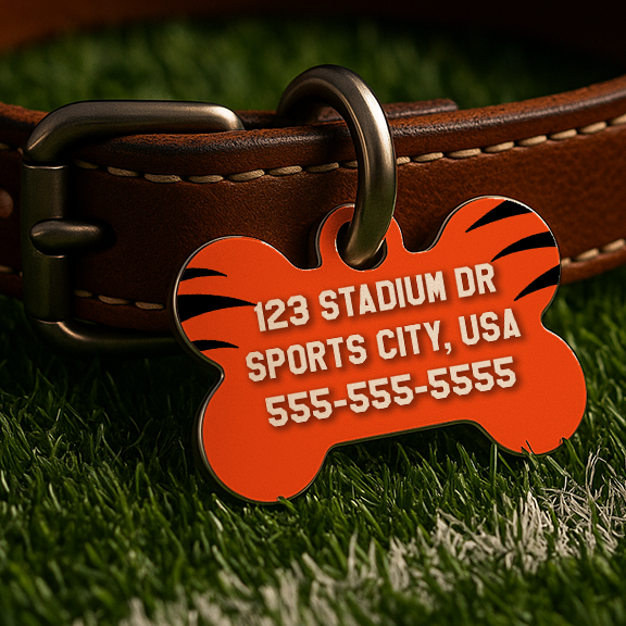 Cincinnati Game Day Tag - Orange Edition