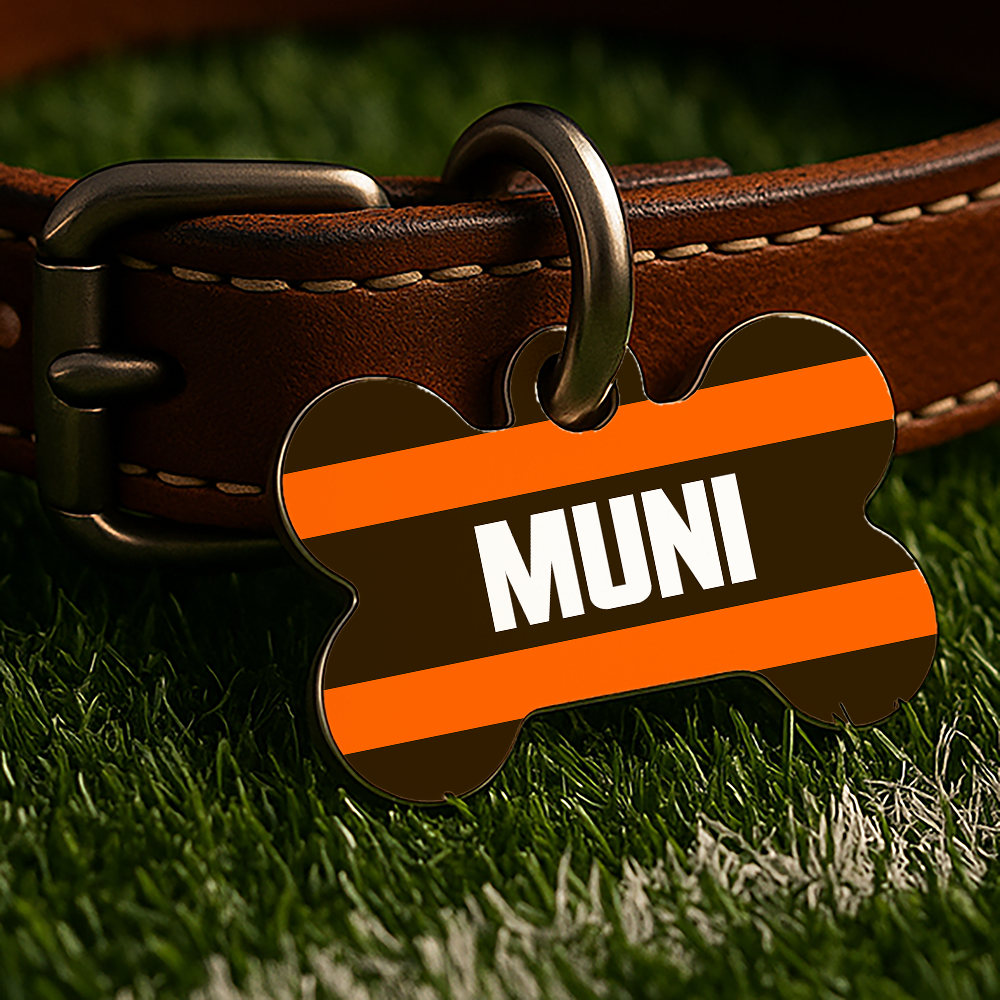 Cleveland Game Day Tag – Brown Gridiron Edition