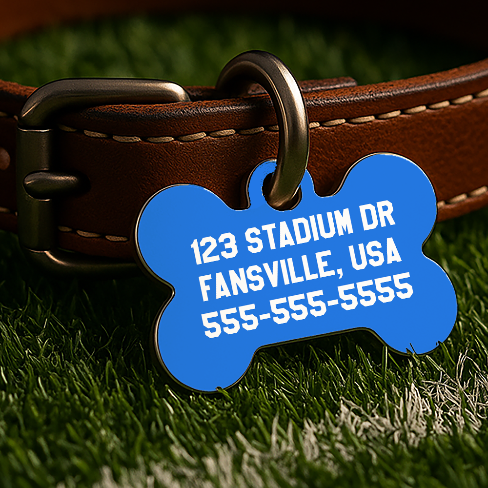 Denver Game Day Tag – Orange Throwback Gridiron Edition