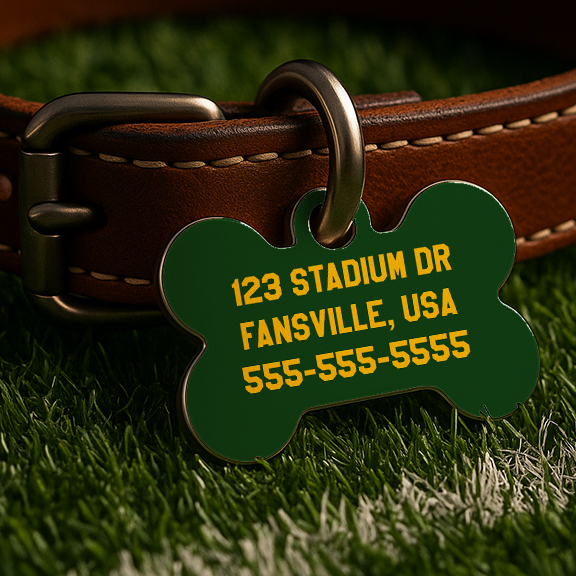 Eugene Game Day Tag – Green Edition
