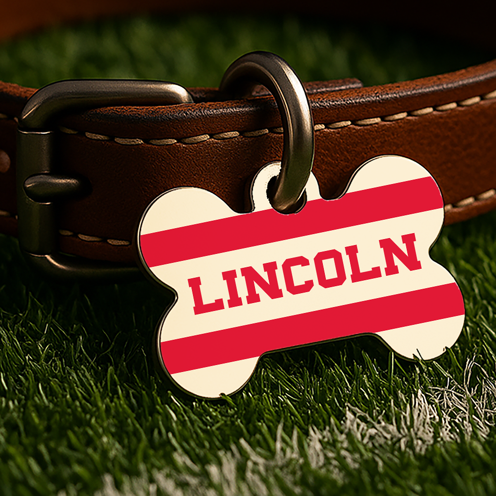 Lincoln Game Day Tag - Cream Campus