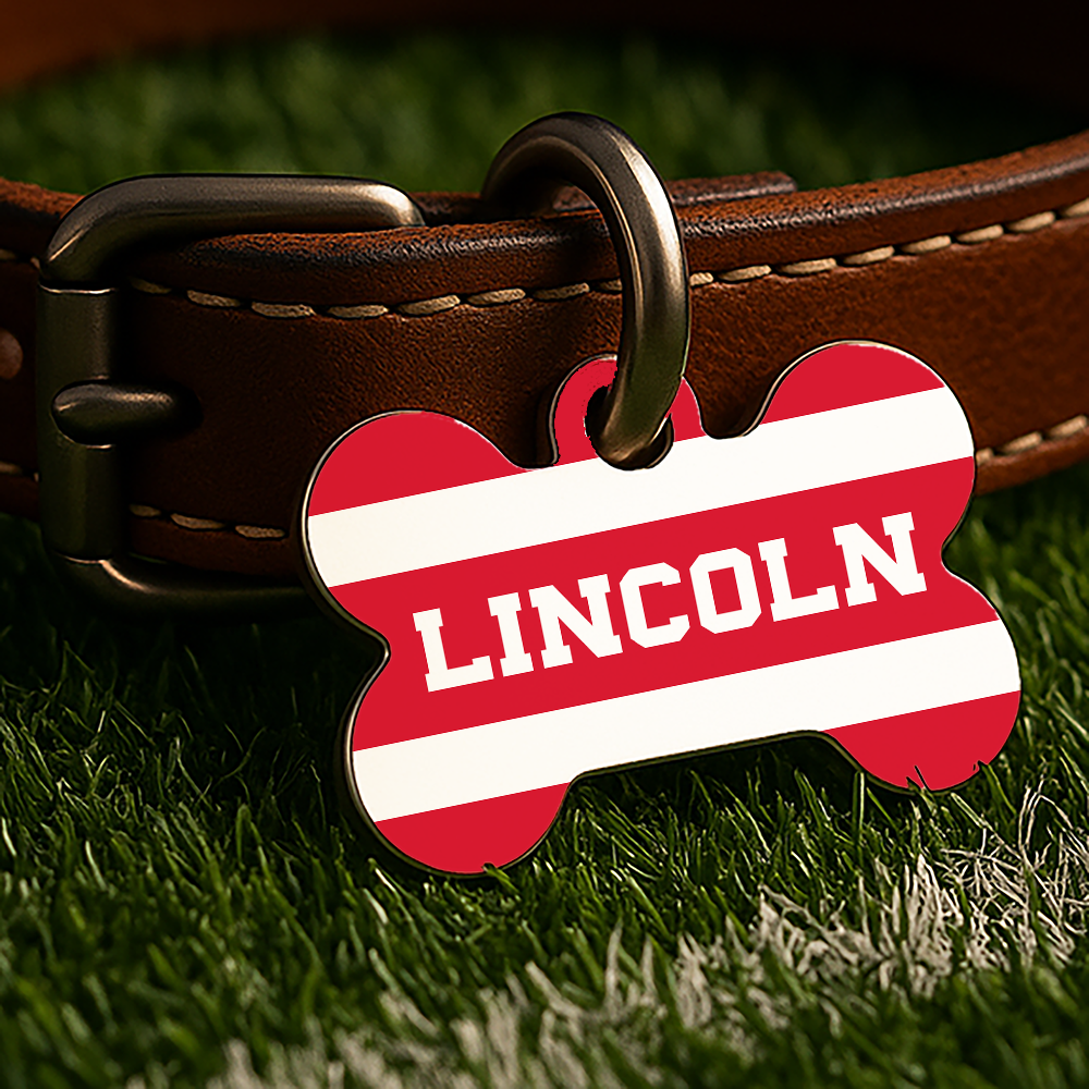 Lincoln Game Day Tag - Red Campus