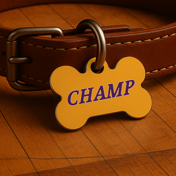 Los Angeles Game Day Tag – Gold Edition