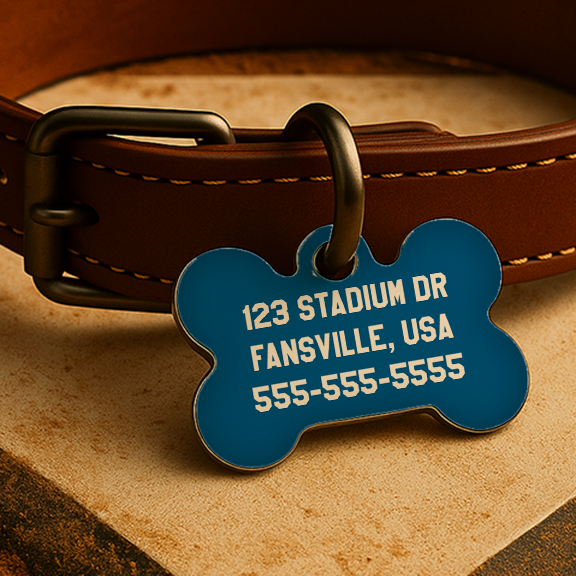 Los Angeles Game Day Tag – Ravine Blue Edition