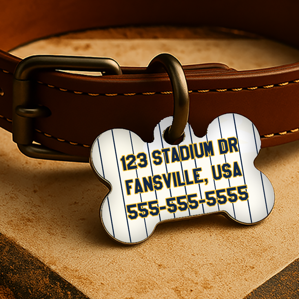 Milwaukee Game Day Tag - White Diamond