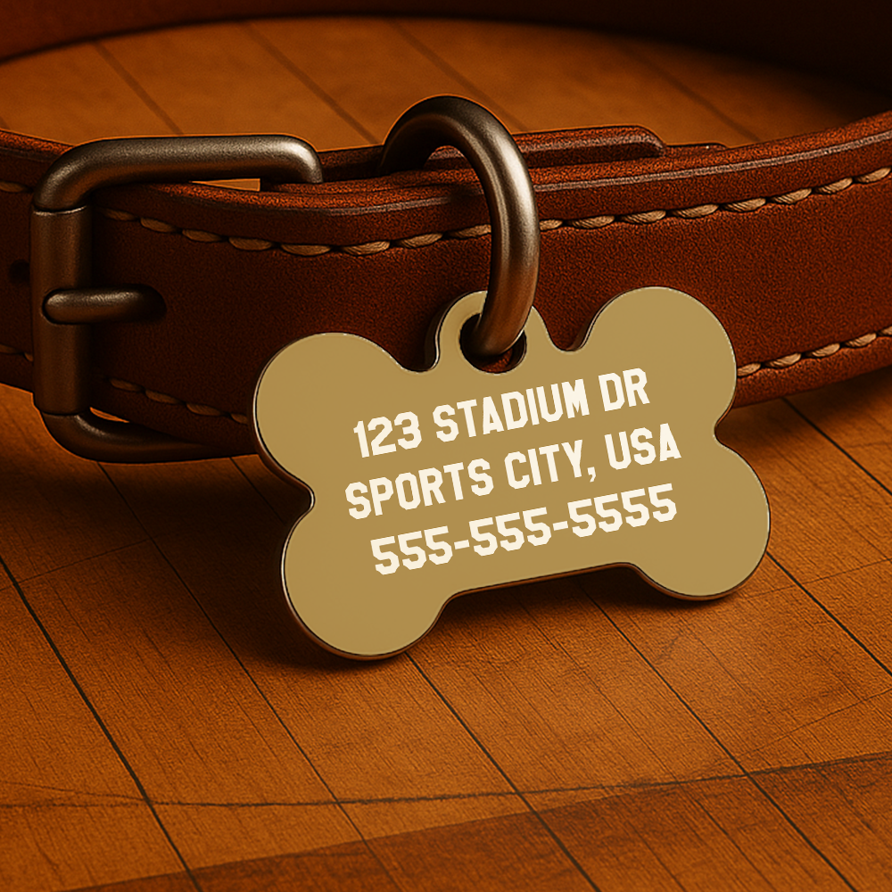 New Orleans Game Day Tag - Blue Courtside