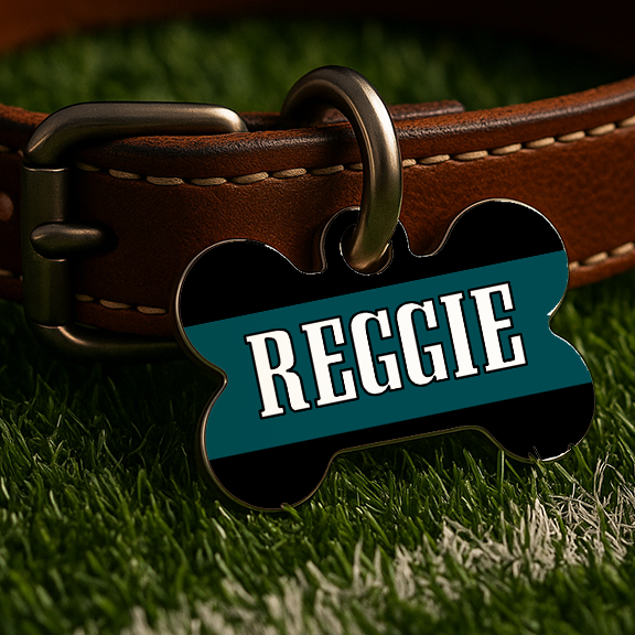Philadelphia Game Day Tag – Black and Green Edition