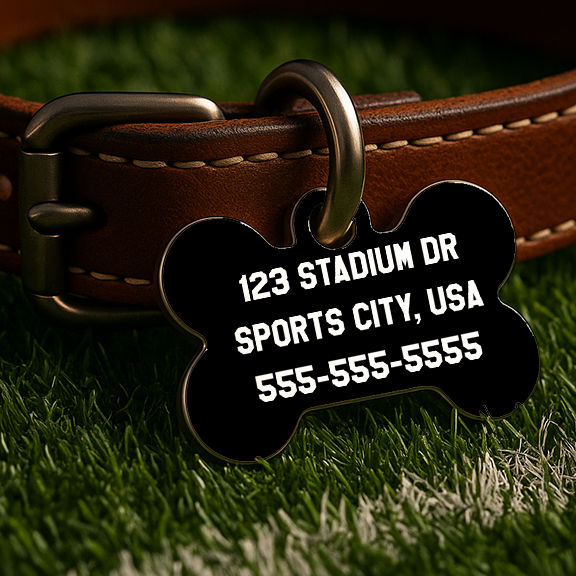 Philadelphia Game Day Tag – Green and Black Edition