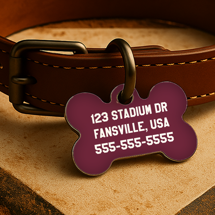 Philadelphia Game Day Tag – Maroon Edition