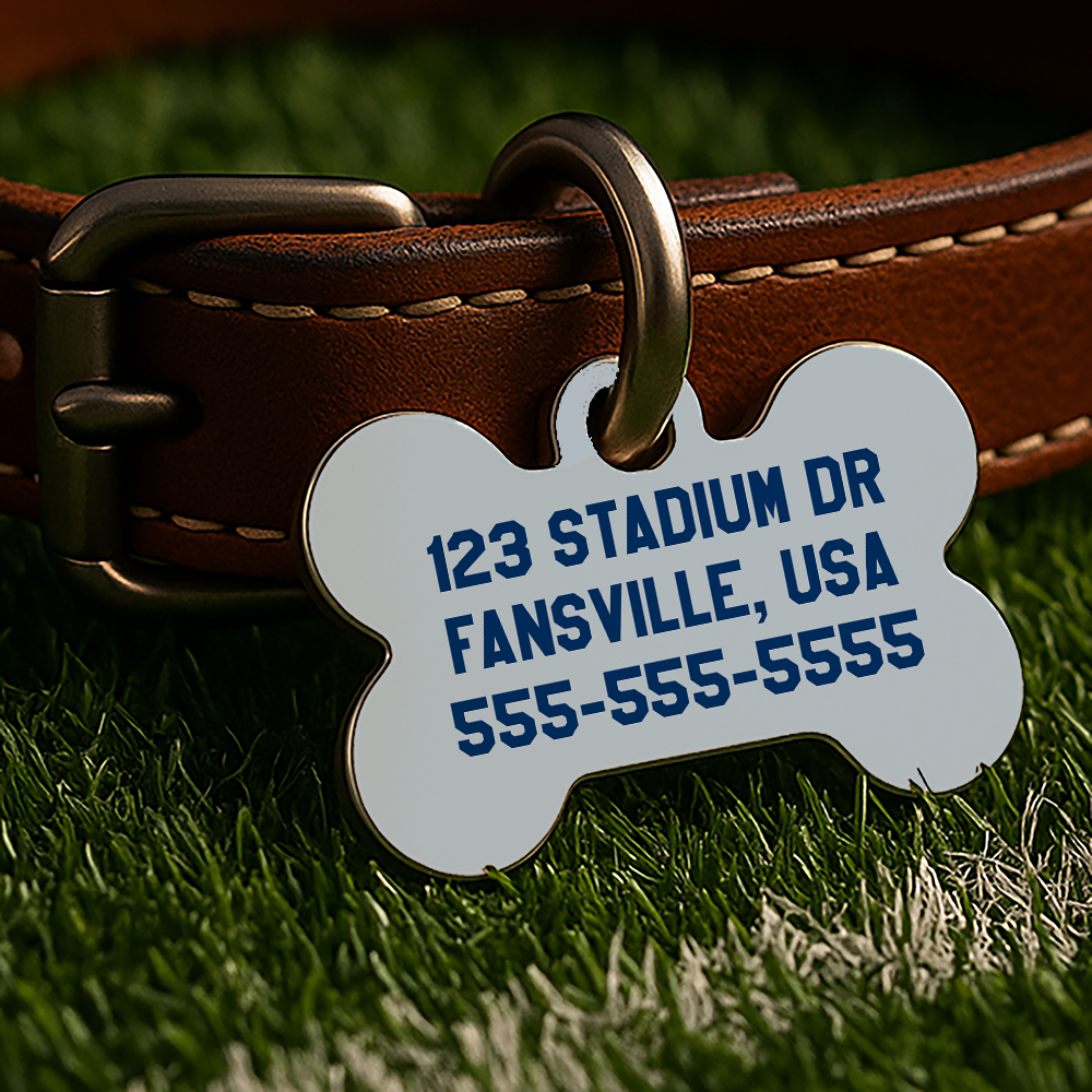 Seattle Game Day Tag – Gray Gridiron Edition
