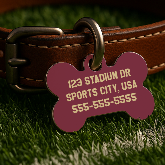 Tallahassee Game Day Tag – Black Edition