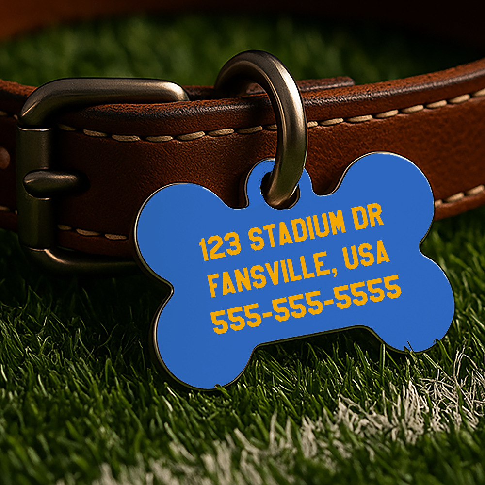 Los Angeles Game Day Tag - Blue & Gold Campus