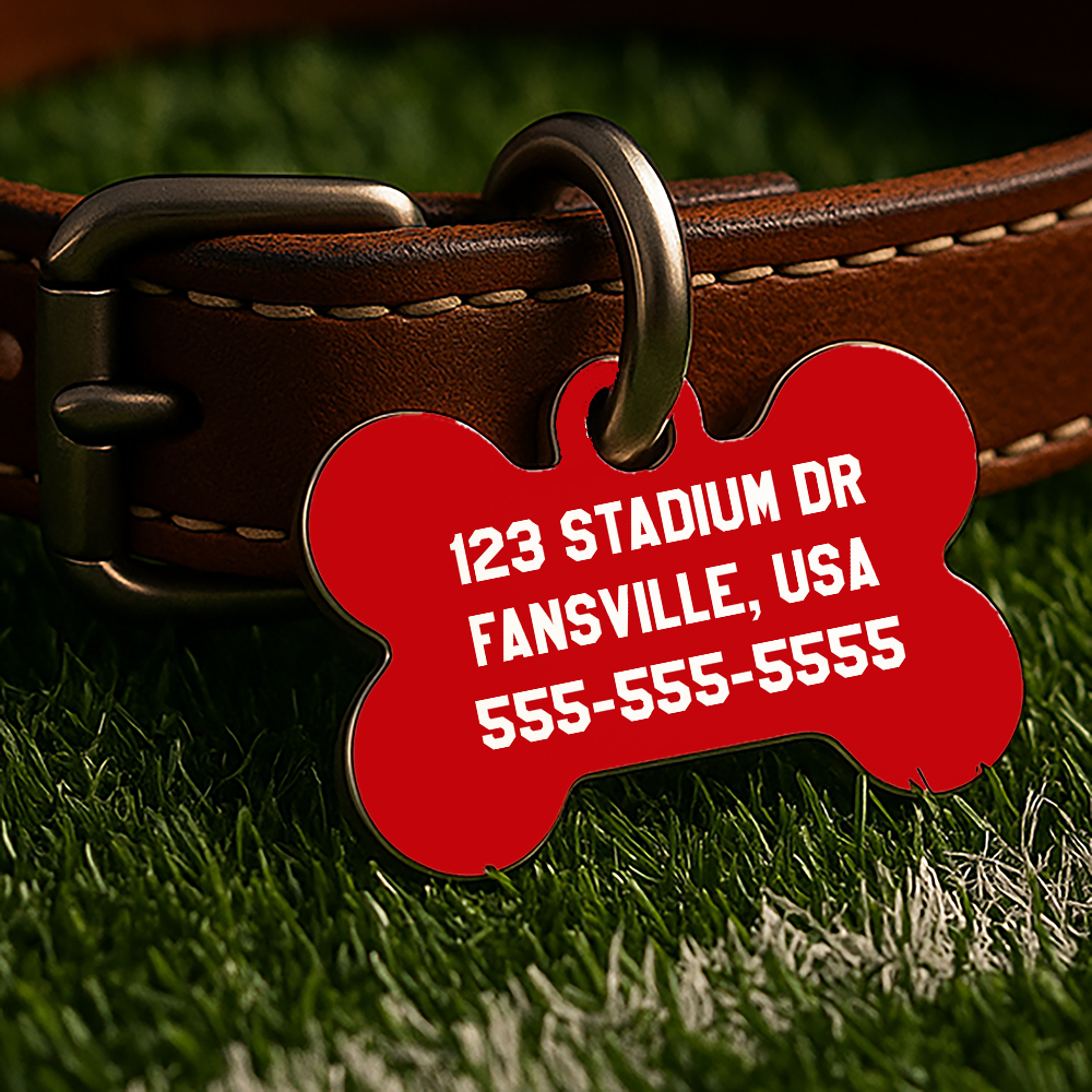 Madison Game Day Tag - Red Campus