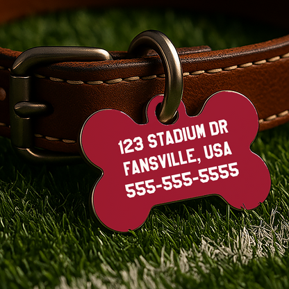 Tuscaloosa Game Day Tag - Red Campus