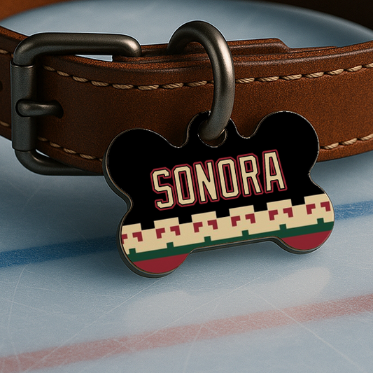 Arizona Game Day Tag - Ice Time Black