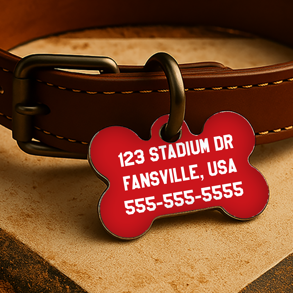 Atlanta Game Day Tag - Red Diamond