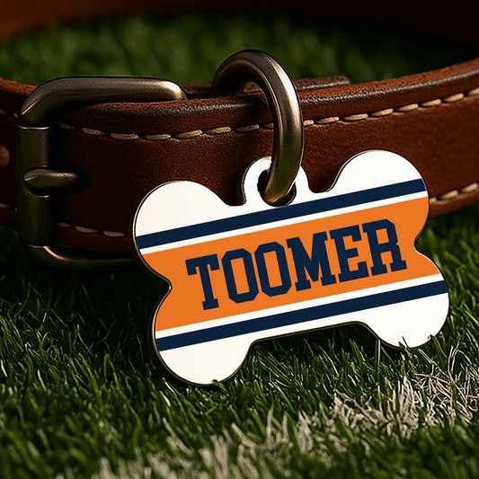 Auburn Game Day Tag - White Campus