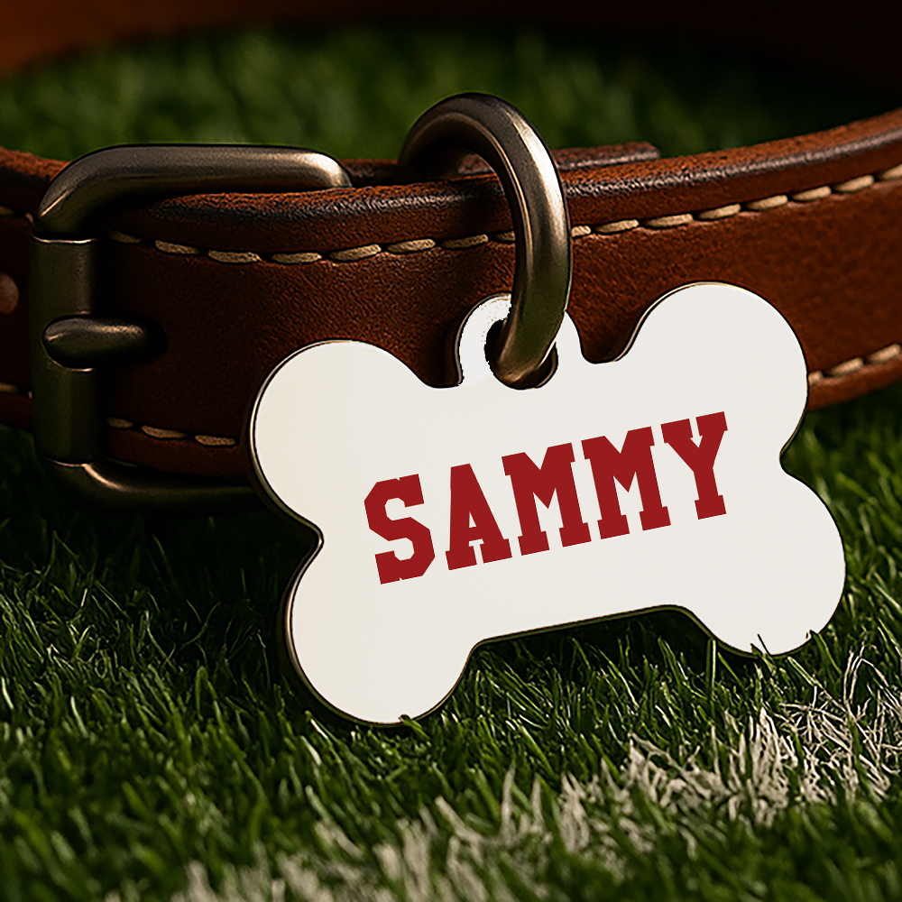 Bloomington Game Day Tag - Cream Campus