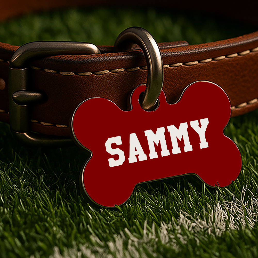 Bloomington Game Day Tag - Red Campus