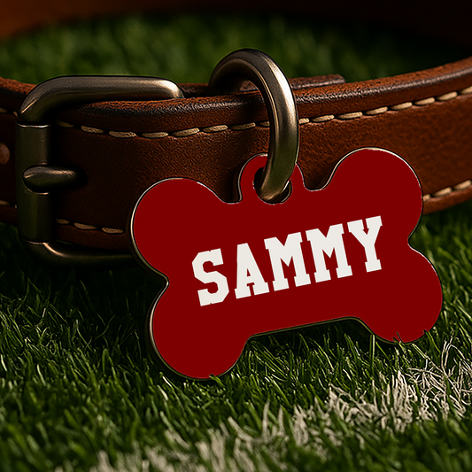 Bloomington Game Day Tag - Red Campus