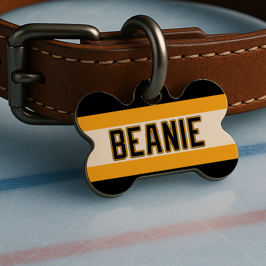Boston Game Day Tag – Black & Gold Edition