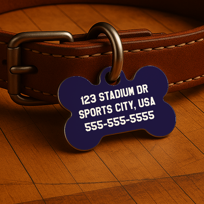 Charlotte Game Day Tag - Purple Courtside