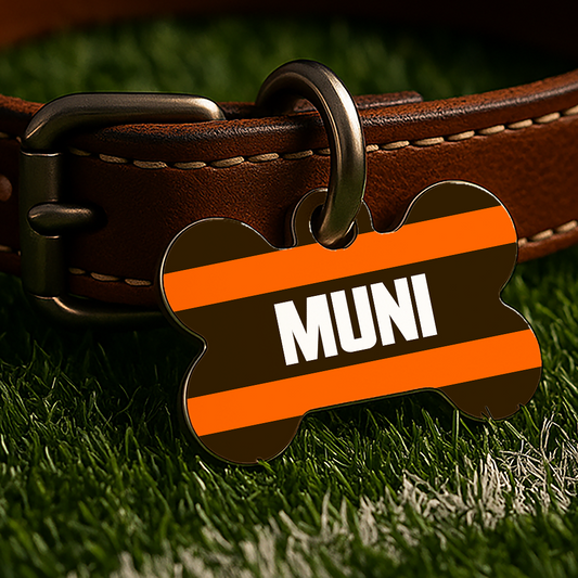 Cleveland Game Day Tag – Brown Gridiron Edition