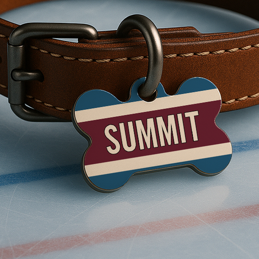 Colorado Game Day Tag – Burgundy & Blue Edition