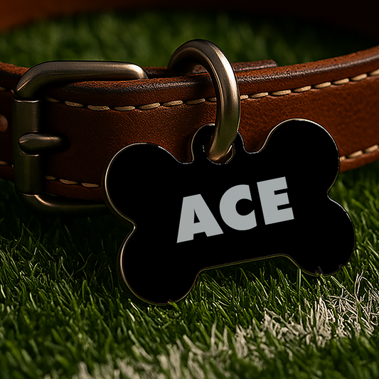 Las Vegas Game Day Tag – Black Gridiron Edition
