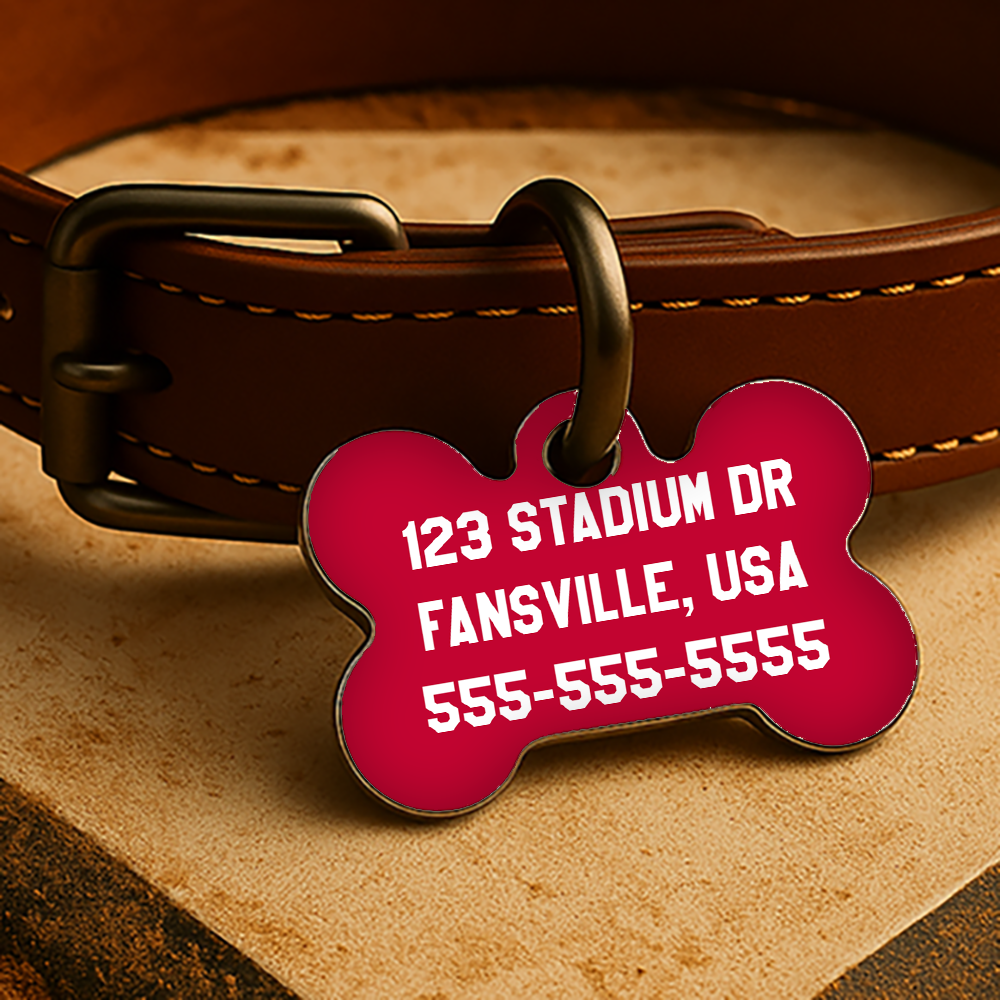 Los Angeles Game Day Tag - Blue AL Diamond