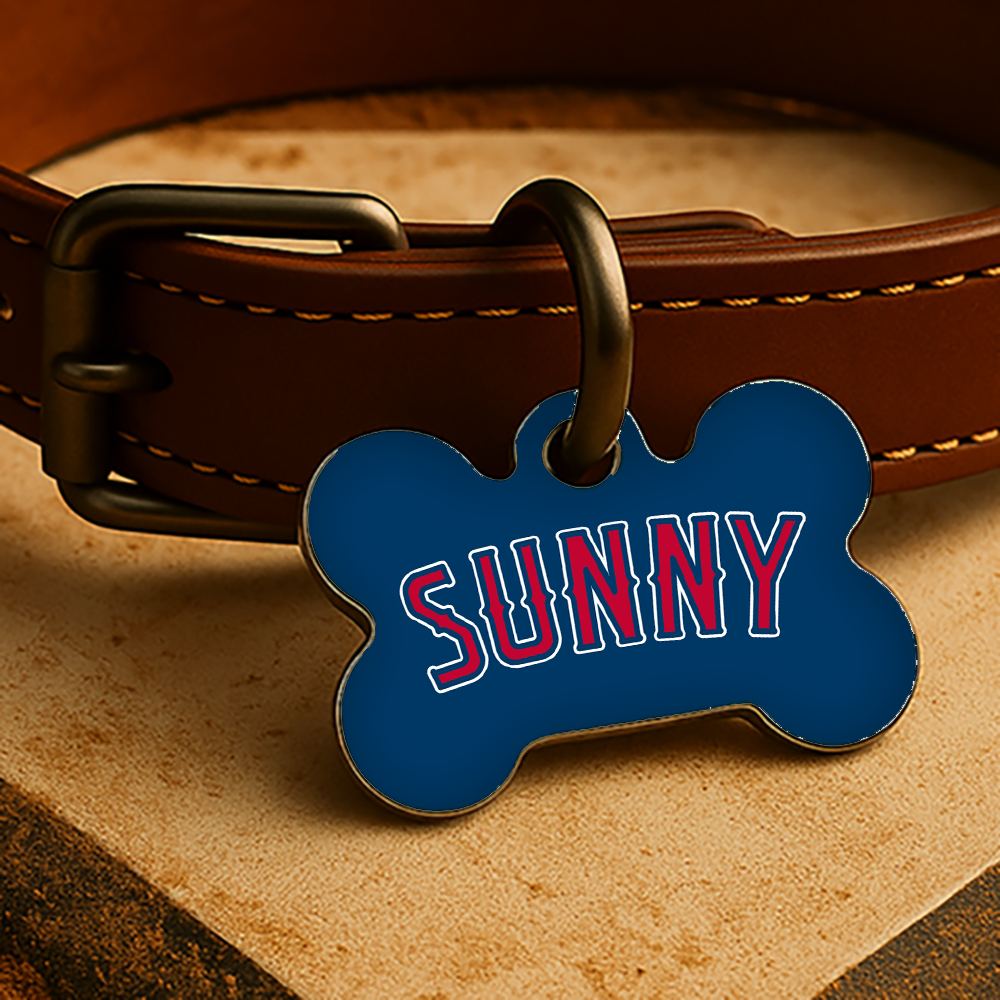 Los Angeles Game Day Tag - Blue AL Diamond