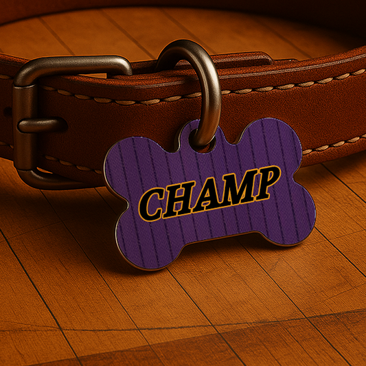 Los Angeles Game Day Tag – Purple & Black Edition