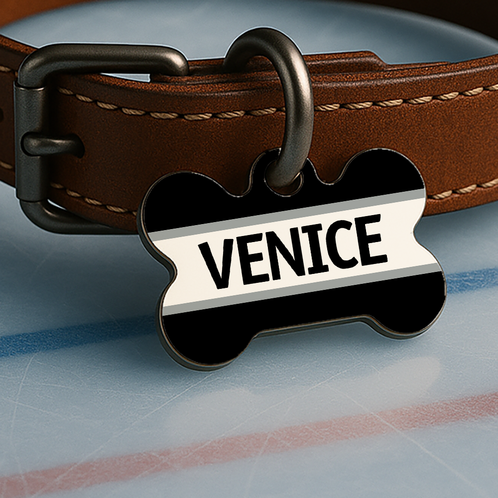 Los Angeles Game Day Tag - Ice Time Black