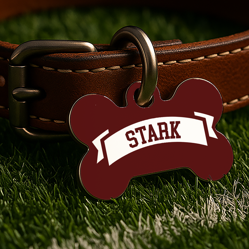 Starkville Game Day Tag - Red Campus