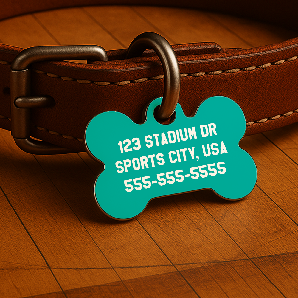 Memphis Game Day Tag - Black Courtside