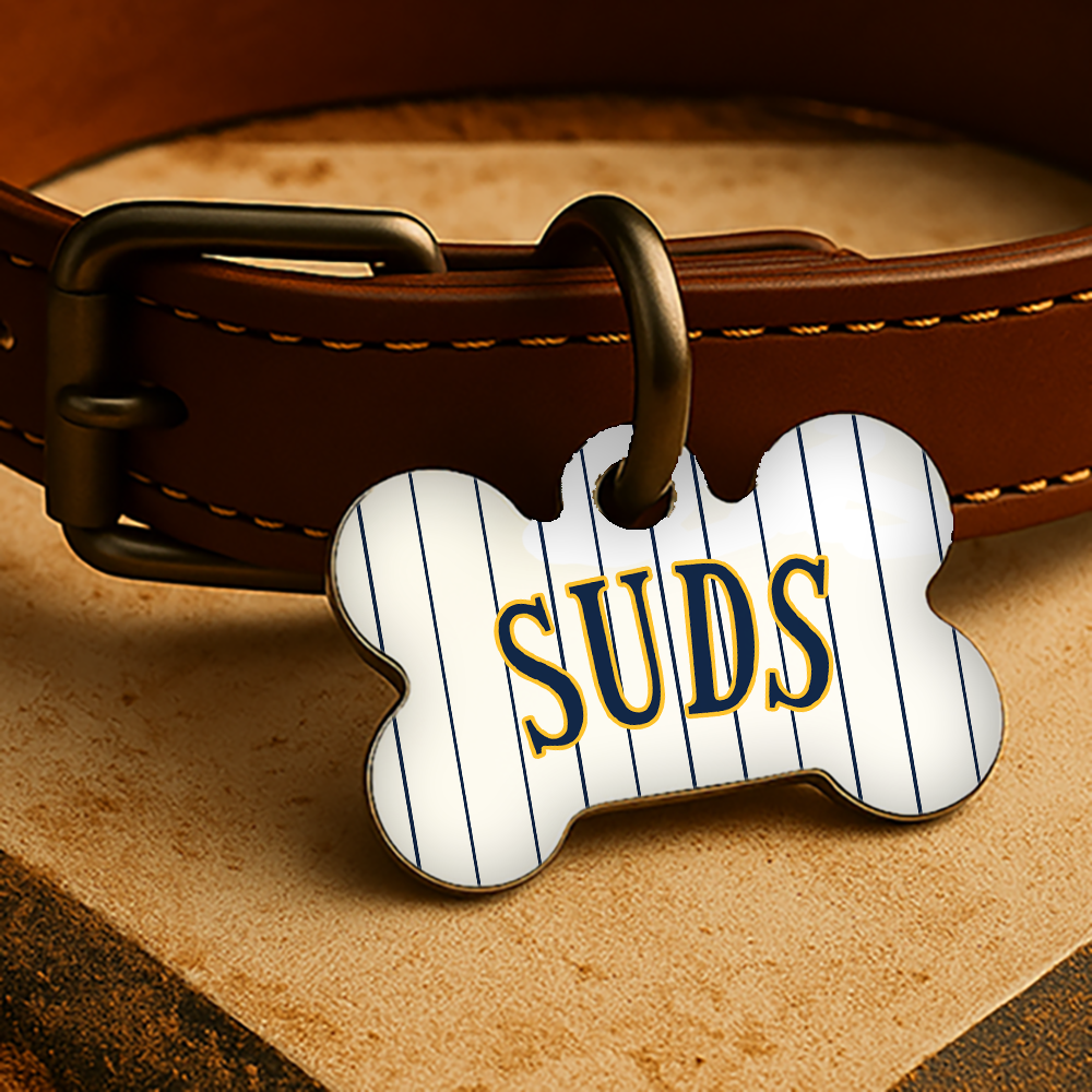 Milwaukee Game Day Tag - White Diamond