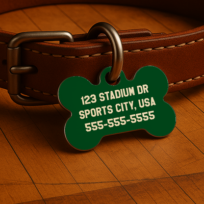 Milwaukee Game Day Tag - Green Courtside