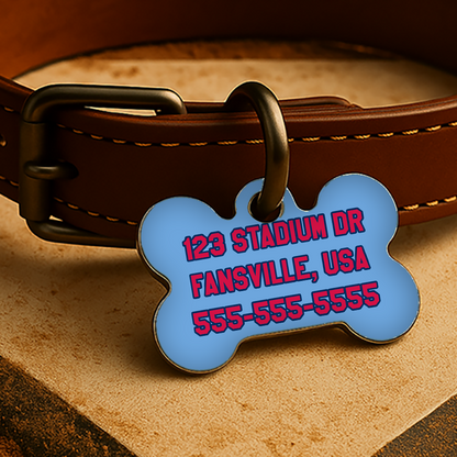 Minnesota Game Day Tag - Blue Diamond