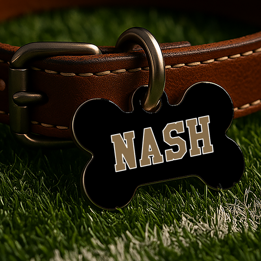 Nashville Game Day Tag - Black Campus