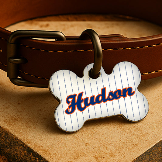 New York Game Day Tag – Queens Pinstripe Edition