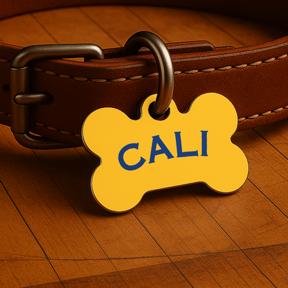 Bay Area Game Day Tag - Yellow Courtside