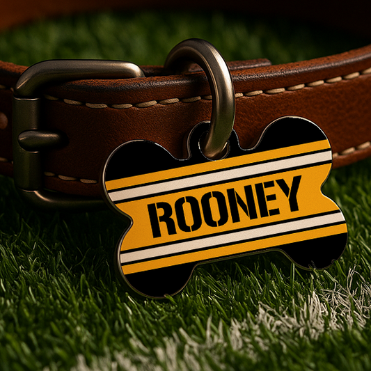 Pittsburgh Game Day Tag - Steel Town Black Edition