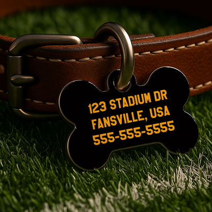 Pittsburgh Game Day Tag - Steel Town Black Edition