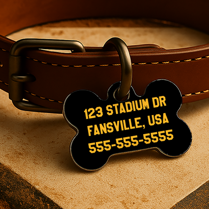 Pittsburgh Game Day Tag - White Diamond